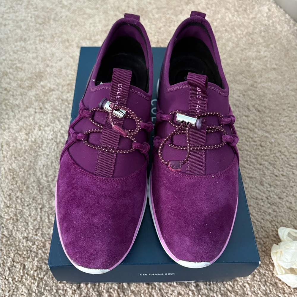 Cole Haan Plum Athletic Shoes